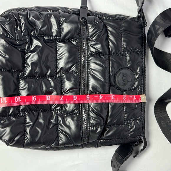 Pajar Canada Black Shiny Quilted Hobo Cross Body - Picture 4 of 6